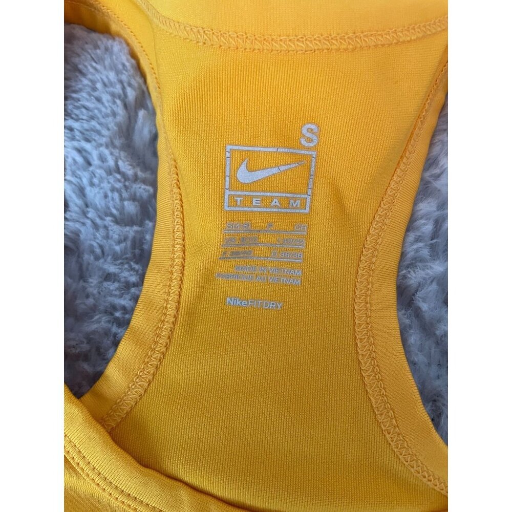 Nike LSU Tigers Gold Dri-FIT Racerback Tank Top Women’s Small - Picture 2 of 8